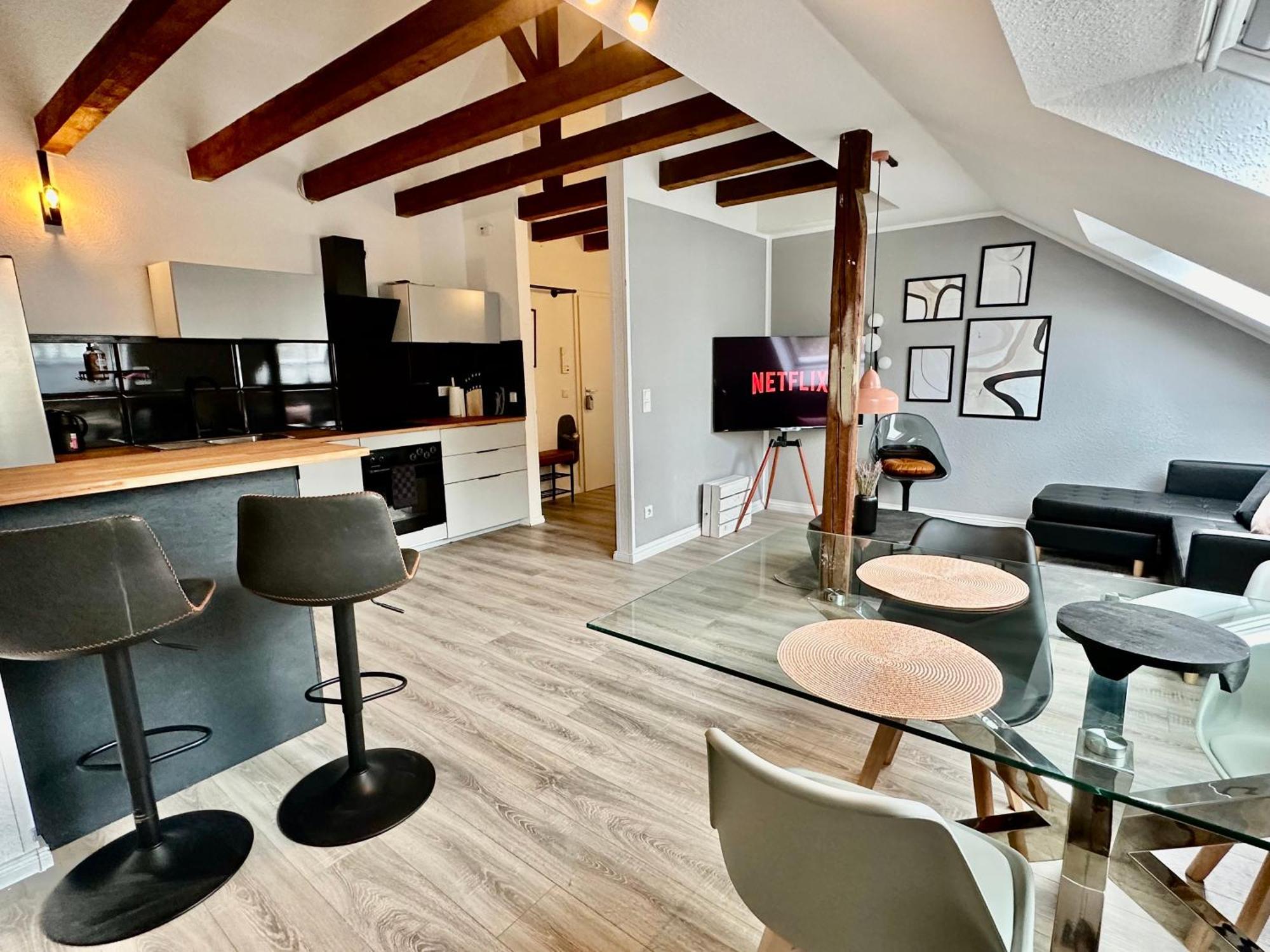 Apartamento Stilvoll Im Zentrum Balken Loft Bochum Exterior foto
